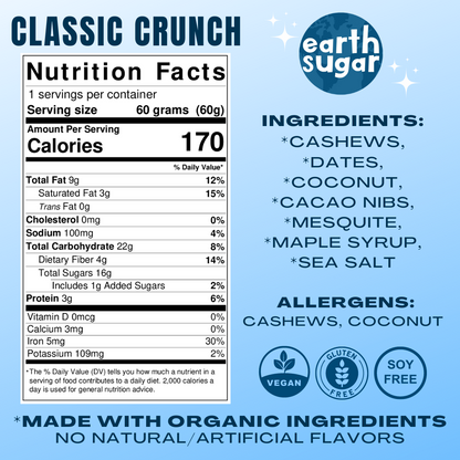 Energy Bars 12 Pack- CLASSIC CRUNCH